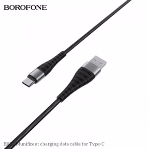 USB laidas Hoco BX32 juodas Type-C 100cm (iki 5A)