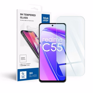 Apsauginis stiklas (m) - mėlynas