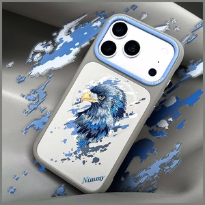 Pilkas NIMMY ERELIS dėklas IPHONE 18 Pro/17 Pro, suderinamas su MagSafe