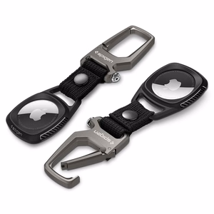 Spigen Rugged Armor dėklas skirtas Apple AirTag - matinis juodas