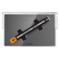 Spigen Glas.tR EZ Fit apsauginis stiklas Tesla Model X 2022 / Model S 2021 - juodas