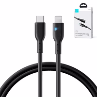 "Joyroom Premium Series A13 Lightning / USB-C 20W 2 m ilgio kabelis - juodas