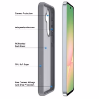 Dėklas Dux Ducis Yind Samsung A576 A57 5G pilkas