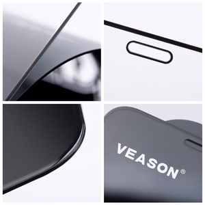 Закалённое стекло 6D Pro Veason (набор 10в1) - для Samsung Galaxy S24 Plus чёрное