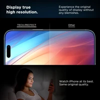 Tech-Protect Quick Set+ 2-jų rinkinys grūdintas stiklas iPhone 15 Pro - juodas