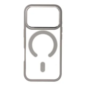 COLOR EDGE MAG COVER magnetinis dėklas telefonui, suderinamas su MagSafe, skirtas IPHONE 17 Pro, titano pilkas