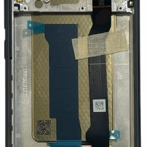 LCD ekranas Xiaomi Poco X7 Pro 5G su jutikliniu ekranu su rėmeliu juodas originalus (aptarnavimo pakuotė)