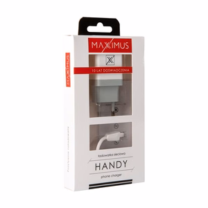 Sieninis įkroviklis MAXXIMUS HANDY 1A + Micro USB