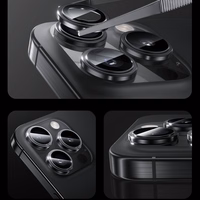 Benks grūdintas stiklas Glass Warrior objektyvo apsauga kamerai, skirtas iPhone 16/16 Plus (2 objektyvai), juoda