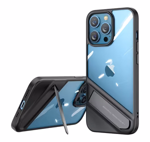 Ugreen Fusion Kickstand dėklas iPhone 13 Pro su stovu juodas