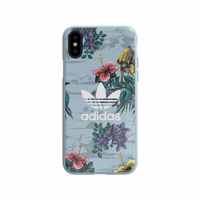 Adidas OR SnapCase gėlių dėklas telefonui iPhone X / Xs - pilkas