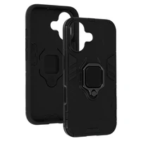 Ring Armor dėklas telefonui iPhone 16 juodas