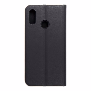 LUNA Book Gold dėklas telefonui HUAWEI P20 Lite juodas