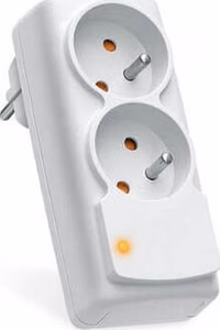 Удлинитель 2 розетки ACAR Mini AGD 16A серый