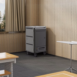 Ewent EW1700 nešiojamų prietaisų valdymo vežimėlis / spintelė juoda, pilka