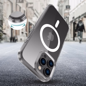 Tech-Protect FlexAir Hybrid Magnetinis dėklas telefonui iPhone 16 Pro Max - skaidrus