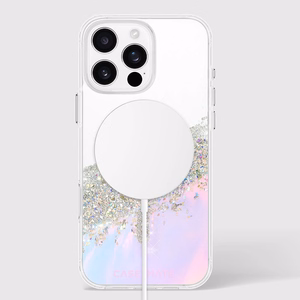 Case-Mate Karat MagSafe dėklas, skirtas iPhone 16 Pro Max, holografinis „Soap Bubble“