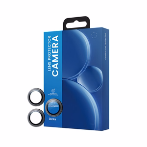 Benks Grūdintas stiklas DR Sapphire Objektyvo apsauginis stiklas kamerai Iphone 17 Pro/17 Pro Max (lęšio 3 vnt.) juodas