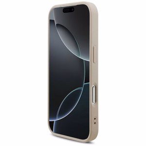 GUESS GUE005597 (4G PU Big Logo) dėklas, skirtas iPhone 18 Pro / 17 Pro, spalva – rožinė