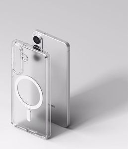 Ringke Fusion Magnetic MagSafe Dėklas for Samsung Galaxy S26 - skaidrus