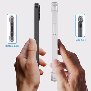 Nugarėlės dėklas ANTI SHOCK 0,5mm Iphone 14 Plus skaidrus