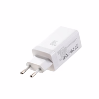 Joyroom JR-TG10 65W GaN 2x USB-C + USB-A sieninis įkroviklis su 100W USB-C - USB-C 1.2m laidu - baltas