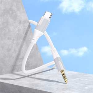 Borofone AUX кабель BL19 Creator - jack 3,5mm на Type C - 1 метр белый