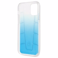 Mercedes Transparent Line dėklas telefonui iPhone 12 / iPhone 12 Pro - mėlynas