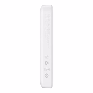 Maitinimo baterija "Baseus Magnetic", 10000 mAh, USB-C 20W, MagSafe (balta)
