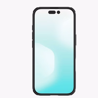 Nillkin Super Frosted Shield Pro Magnetinis dėklas telefonui suderinamas su MagSafe iPhone 17 - permatomas juodas