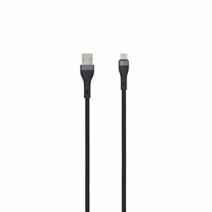 SEEK TOTI USB-A į Type-C, 2 m pynimo laidas 3A, juodas