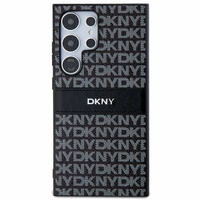 DKNY odinis Mono Stripe ir Metal Logo dėklas telefonui Samsung Galaxy S24 Ultra - juodas