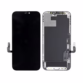 Ekranas Apple iPhone 12/12 Pro su lietimui jautriu stikliuku ZY INCELL (removable IC)