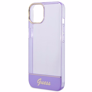 Guess GUHCP14MHGCOU iPhone 14 Plus 6.7 "violetinis/violetinis kietas dėklas Translucent