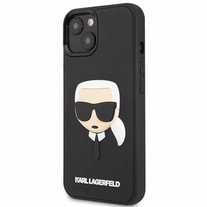 Karl Lagerfeld 3D Rubber Karl's Head dėklas iPhone 13 / 14 / 15 juodas