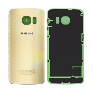 Galinis dangtelis Samsung G925F S6 Edge Gold Platinum (be kameros stikliuko) originalus (naudotas, Grade B)