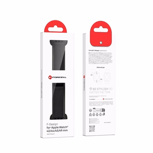 FORCELL F-DESIGN FA14 magnetinis nerūdijančio plieno dirželis APPLE laikrodžiui 42 / 44 / 45 / 49 mm rožinis
