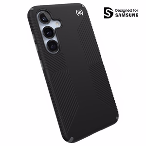 Speck Presidio2 Grip Magnet dėklas, skirtas „Samsung Galaxy S25 / S24“, juodas / skalūno pilkos spalvos