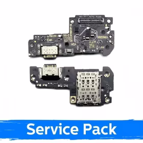 Įkrovimo jungtis suderinama su Xiaomi Redmi Note 12 Pro 5G su lankstu / Plata (Service Pack)