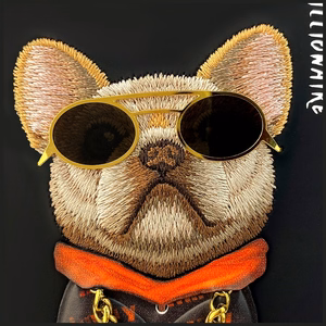 Nimmy Glasses Cool Dog dėklas telefonui iPhone 17 - juodas