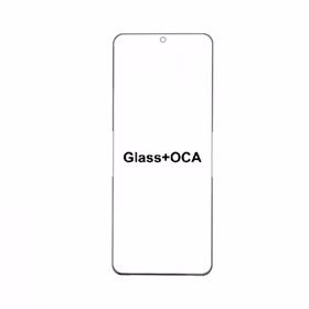 Išorinio ekrano stiklas suderinamas su "Pro+" Samsung F721 Z Flip4 / SOFT FRONT GLASS + OCA / komplektas