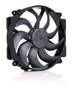 Noctua NF-A14x25r G2 PWM chromax.black apvalus 140 mm ventiliatorius (juodas)