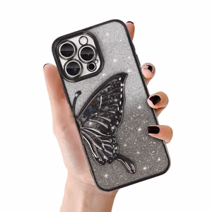 Tel Protect Butterfly Water dėklas telefonui Iphone 16 Plus juodas