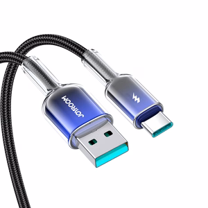 Joyroom USB-A - USB-C kabelis S-A42 3A 1.2m juodas