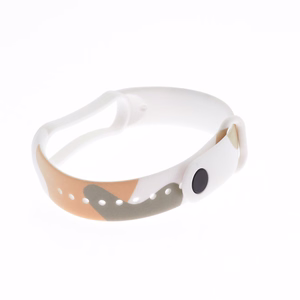 Dirželis Moro juosta Xiaomi Mi Band 3 / 4 silikoninis dirželis laikrodžio apyrankė raštas 6