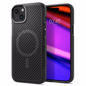Spigen чехол Core Armor MAG совместимый с MagSafe для iPhone 15 Plus матовый чёрный