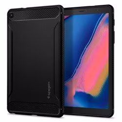 Dėklas SPIGEN Rugged Armor Galaxy Tab A 8.0 S-Pen 2019 P200/P205 Matinis juodas Juodas Dėklas