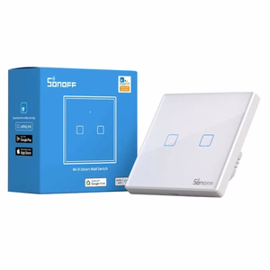 SONOFF TX T2EU2C išmanusis lietimui jautrus šviesos jungiklis, Wi-Fi, RF