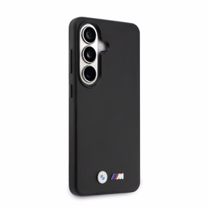 BMW M Metal Logo MagSafe dėklas Samsung Galaxy S26+ - juodas