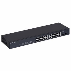 Zyxel GS-1900-24 v2 Valdomas L2 Gigabit Ethernet (10/100/1000) 1U Juoda
